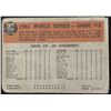 Image 2 : 1962 TOPPS WORLD SERIES ROGER MARIS