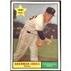 Image 1 : 1962 TOPPS SHERMAN JONES ROOKIE CARD