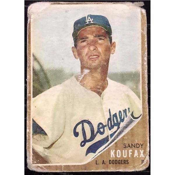 1962 TOPPS SANDY KOUFAX (HOF)
