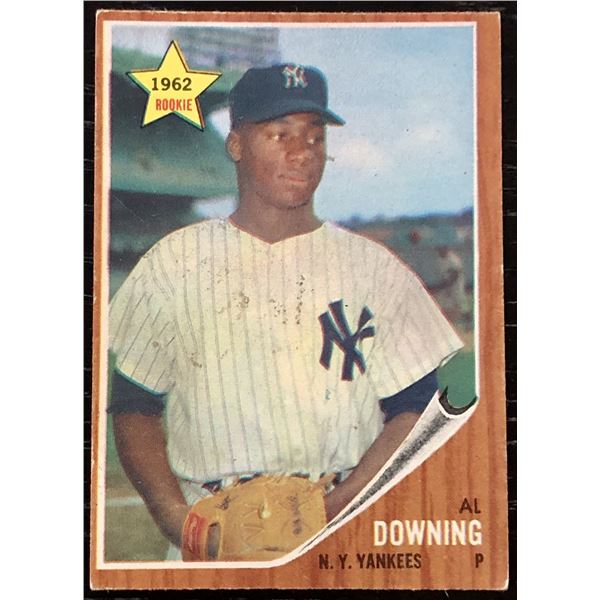 1962 TOPPS AL DOWNING ROOKIE CARD