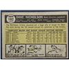 Image 2 : 1961 TOPPS DAVE NICHOLSON ROOKIE CARD