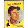 Image 1 : 1959 TOPPS JOE ADCOCK