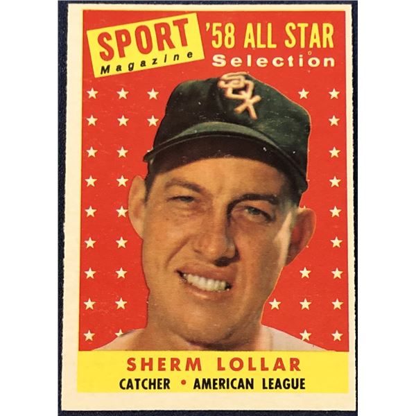 1958 TOPPS SHERM LOLLAR