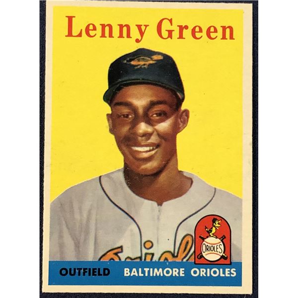 1958 TOPPS LENNY GREEN