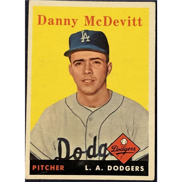 1958 TOPPS DANNY McDEVITT