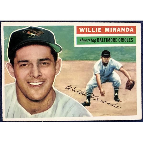 1956 TOPPS GRAYBACK WILLIE MIRANDA