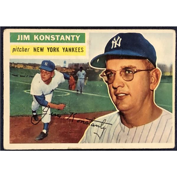 1956 TOPPS GRAYBACK JIM KONSTANTY