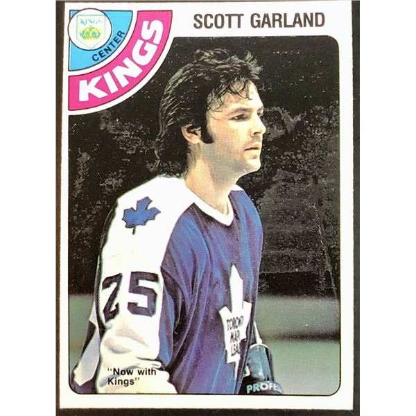 1978-79 O-PEE-CHEE SCOTT GARLAND ROOKIE CARD