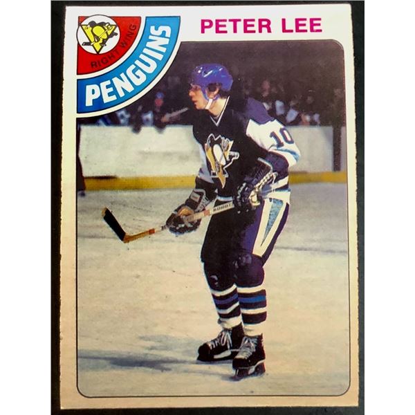 1978-79 O-PEE-CHEE PETER LEE ROOKIE CARD