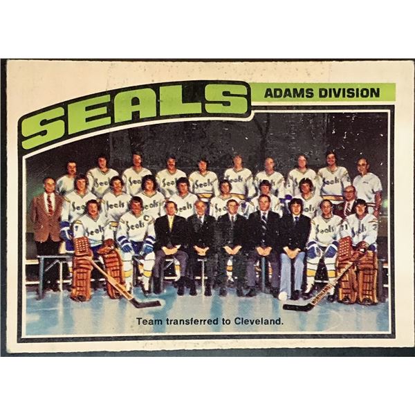1976-77 NHL O-PEE-CHEE CALIFORNIA GOLDEN SEALS / CLEVELAND BARONS