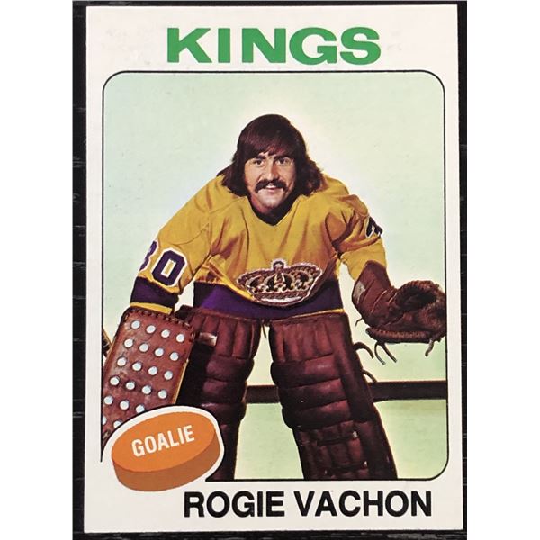 1975-76 TOPPS ROGIE VACHON (HOF)