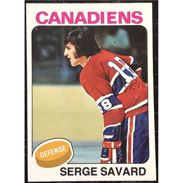 1975-76 O-PEE-CHEE SERGE SAVARD (HOF)