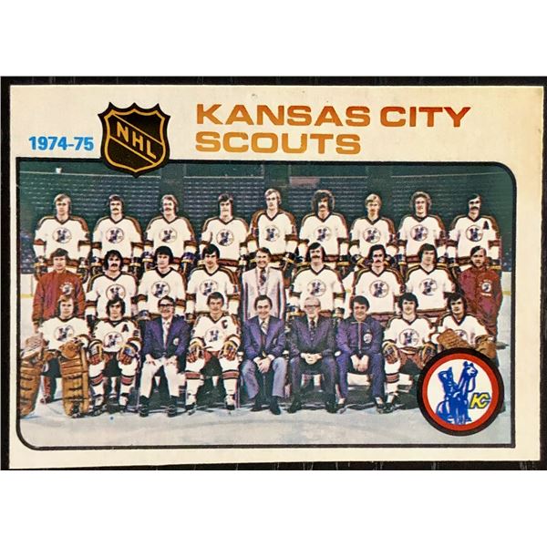 1975-76 O-PEE-CHEE KANSAS CITY SCOUTS