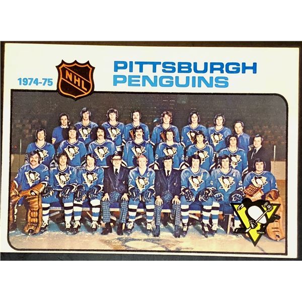 1975-76 NHL TOPPS PITTSBURGH PENGUINS