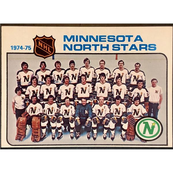 1975-76 NHL TOPPS MINNESOTA NORTH STARS