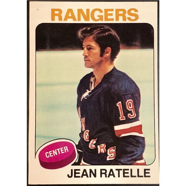 1975-76 NHL TOPPS JEAN RATELLE (HOF)