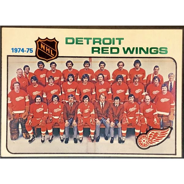 1975-76 NHL TOPPS DETROIT RED WINGS