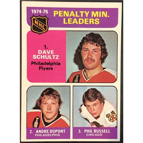 1975-76 NHL TOPPS DAVE SCHULTZ
