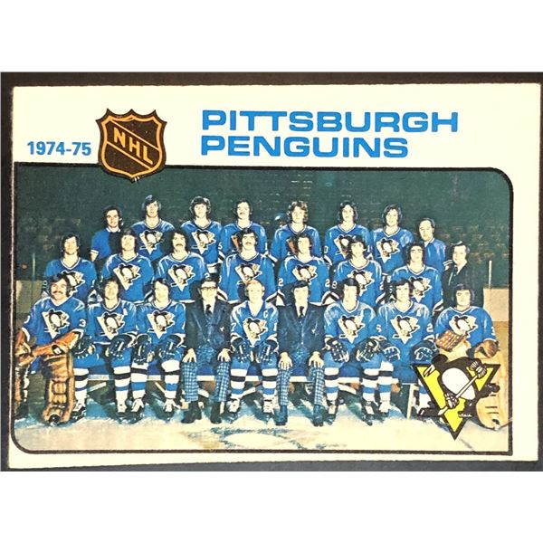 1975-76 NHL O-PEE-CHEE PITTSBURGH PENGUINS