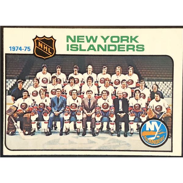 1975-76 NHL O-PEE-CHEE NEW YORK ISLANDERS