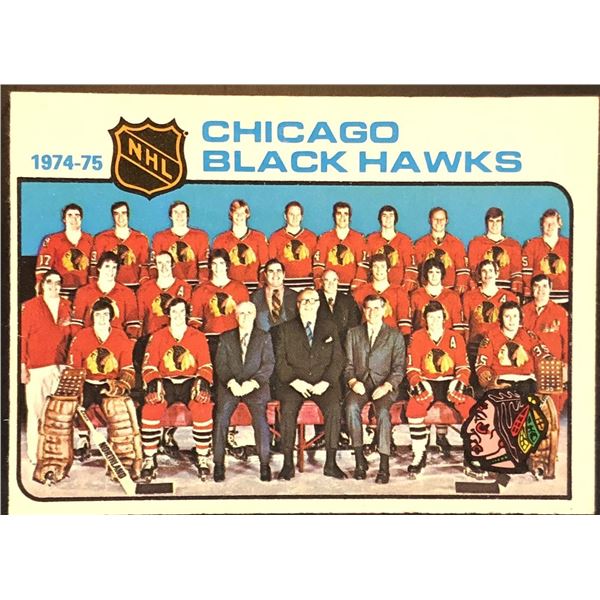 1975-76 NHL O-PEE-CHEE CHICAGO BLACK HAWKS