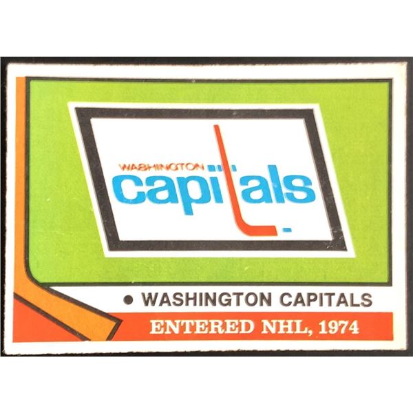 1974-75 O-PEE-CHEE WASHINGTON CAPITALS