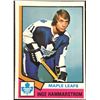 Image 1 : 1974-75 O-PEE-CHEE INGE HAMMARSTROM ROOKIE CARD