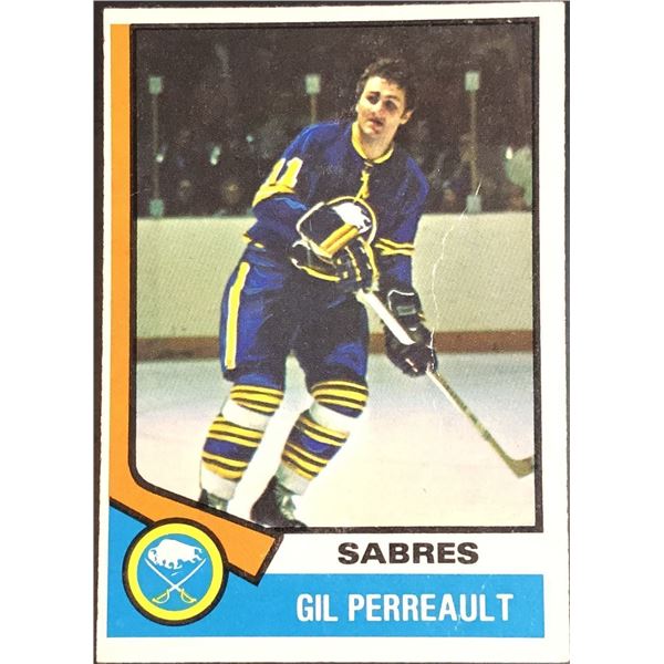 1974-75 O-PEE-CHEE GILBERT PERREAULT (HOF)