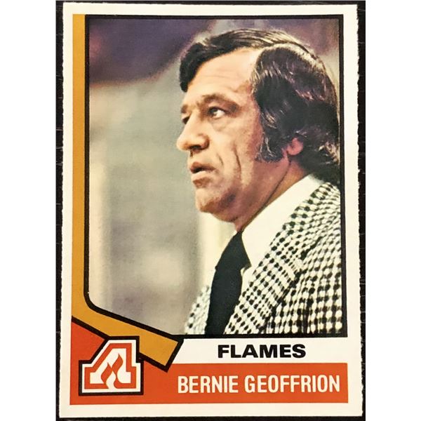 1974-75 O-PEE-CHEE BERNIE GEOFFRION (HOF)