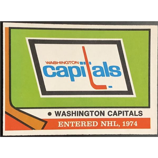 1974-75 O-PEE-CHEE  WASHINGTON CAPITALS
