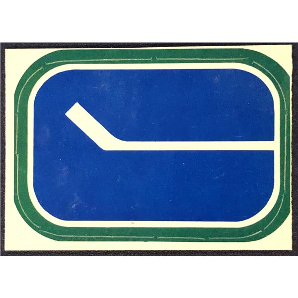 1973-74 O-PEE-CHEE VANCOUVER CANUCKS INSERT LOGO STICKER