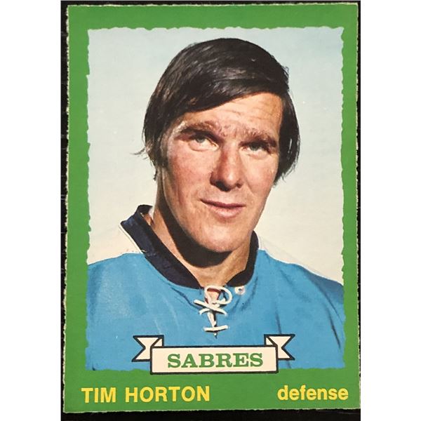 1973-74 O-PEE-CHEE TIM HORTON (HOF)