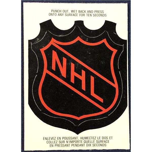 1973-74 O-PEE-CHEE NHL INSERT LOGO STICKER