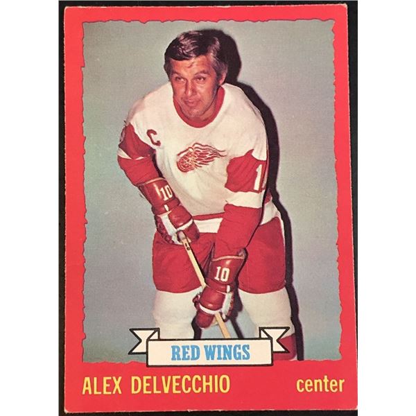 1973-74 O-PEE-CHEE ALEX DELVECCHIO (HOF)