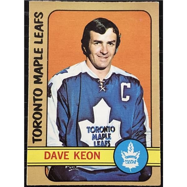 1972-73 O-PEE-CHEE DAVE KEON (HOF)