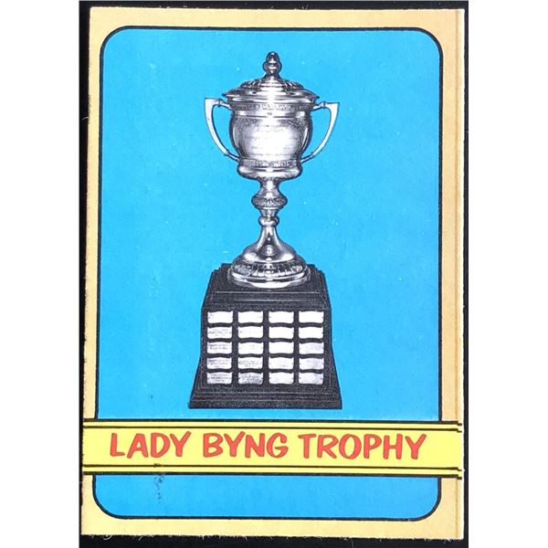 1972-73 O-PEE-CHEE  LADY BYNG TROPHY
