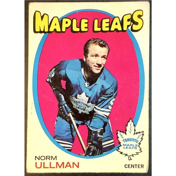 1971-72 O-PEE-CHEE  NORM ULLMAN (HOF)