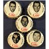 Image 1 : 1965 COCA-COLA CFL SASKATCHEWAN BOTTLE CAPS (5)