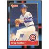 Image 1 : 1988 DONRUSS GREG MADDUX (HOF) ROOKIE CARD