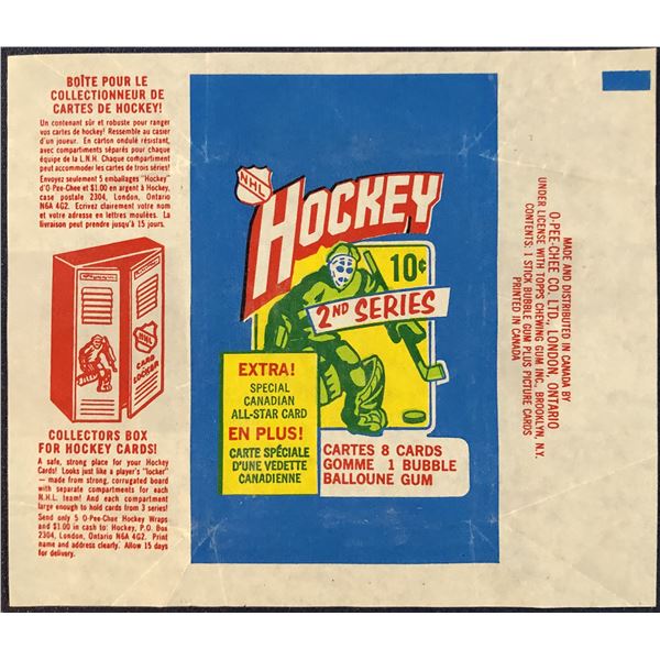 1972-73 O-PEE-CHEE NHL WRAPPER