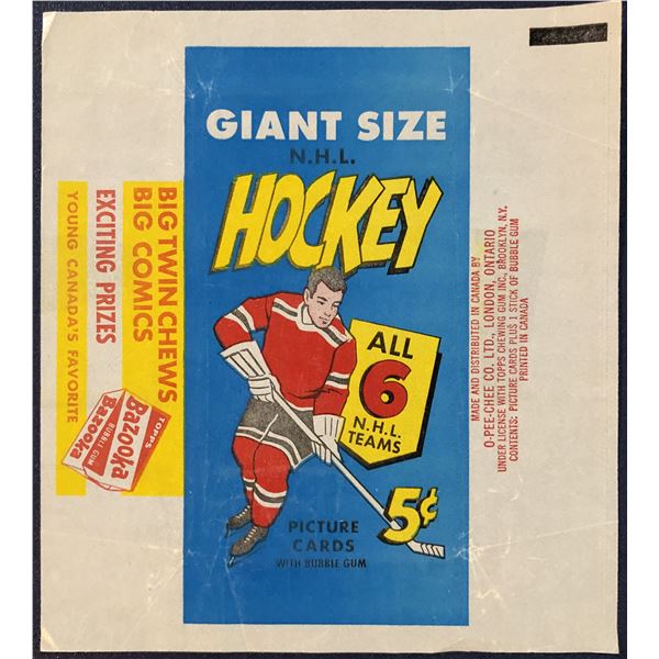 1964-65 O-PEE-CHEE NHL WRAPPER