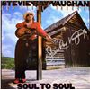 Image 1 : Stevie Ray Vaughan and Double Soul To Soul signed album