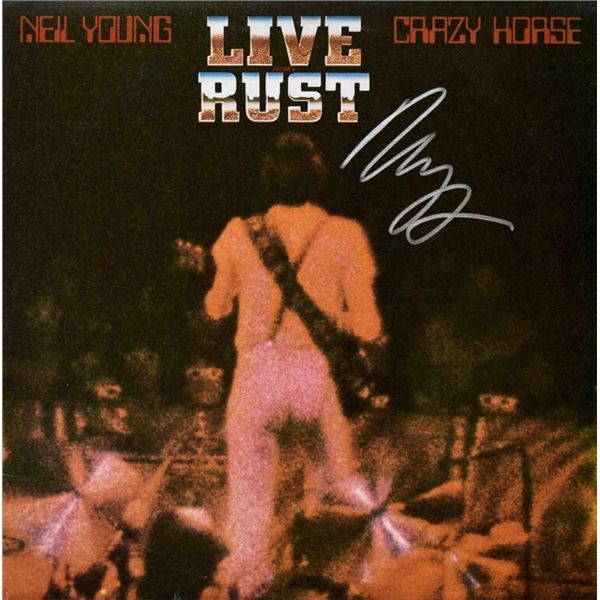 Neil Young signed Live Rust album