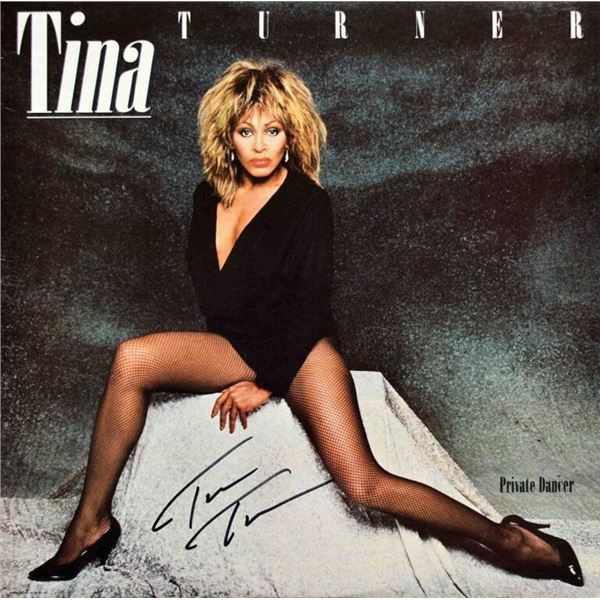Tina Turner signed Private Dancer album