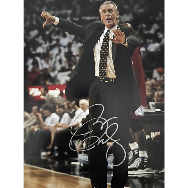 NBA Coach Pat Riley signed photo