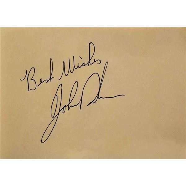 Led Zeppelin Drummer John Bonham signature slip