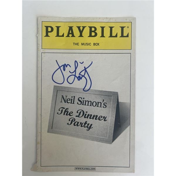 The Dinner Party Jon Lovitz signed playbill cover