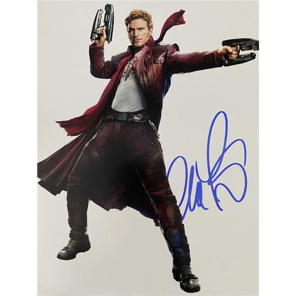 Guardians of the Galaxy Chris Pratt signed photo