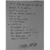 Image 1 : Grateful Dead Jerry Garcia signed setlist