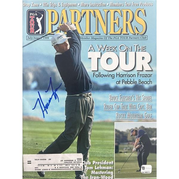 Harrison Frazar signed 1999 PGA Tour Partners magazine